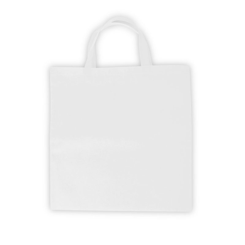 Blank white reusable shopping bag