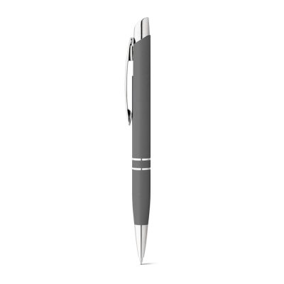 Silver and grey ballpoint pen