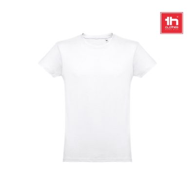 White T-shirt with brand logo
