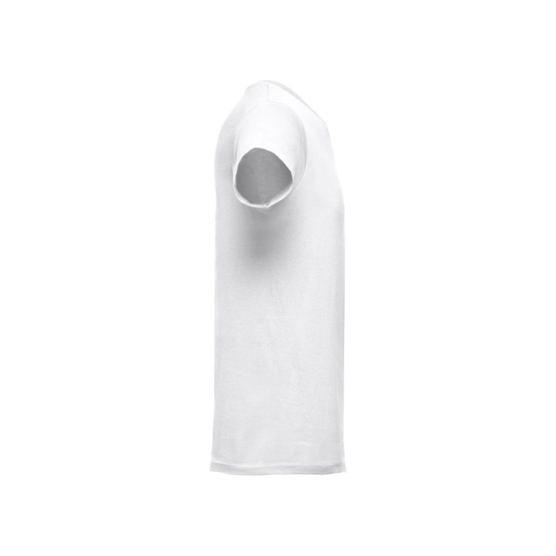 Side view of plain white T-shirt