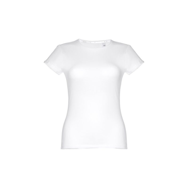Plain white women's T-shirt