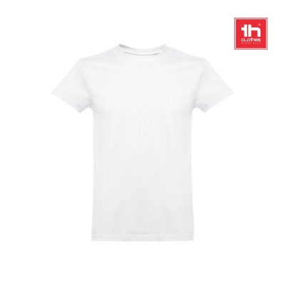 Plain white T-shirt on a white background