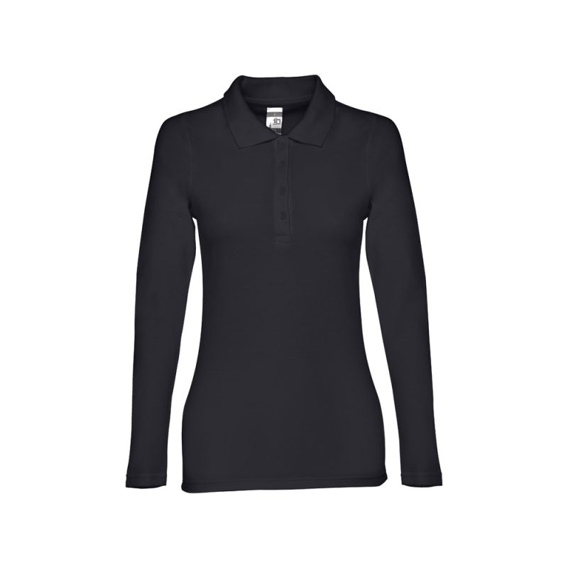 THC BERN WOMEN. Women's long sleeve polo shirt - Image 2