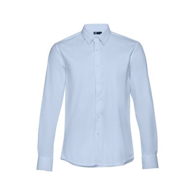 Formal light blue long-sleeve men's shirt