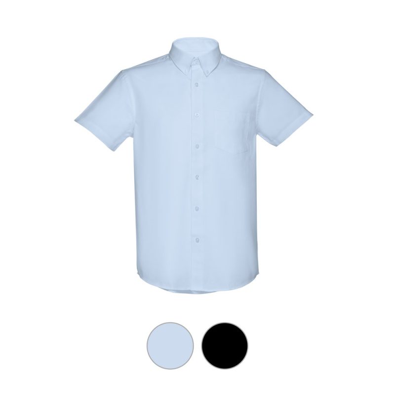 THC LONDON. Men's short-sleeved oxford shirt - Image 3
