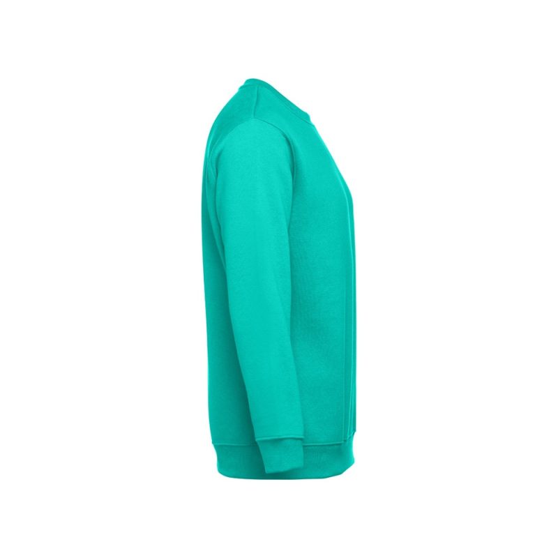 Green sweatshirt, side view