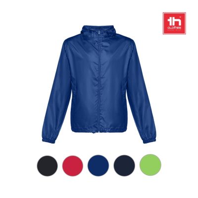 Blue waterproof jacket with colour options