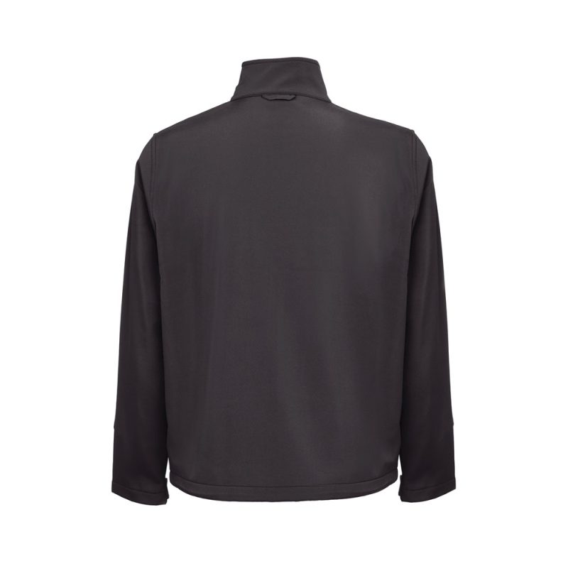 Back view of black jacket