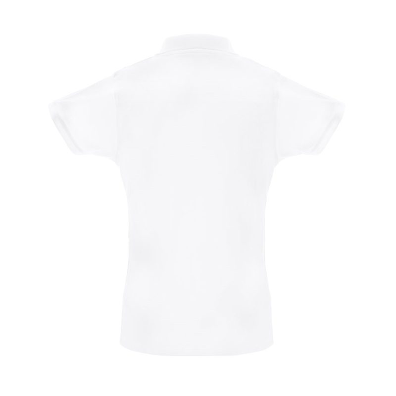 Back view of plain white T-shirt