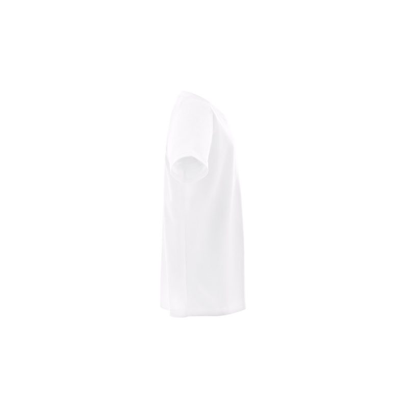 Side view of plain white T-shirt