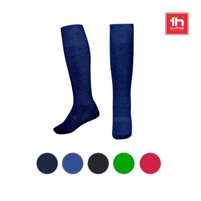 Blue knee-high socks in various colours available.