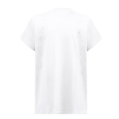 Plain white T-shirt back view