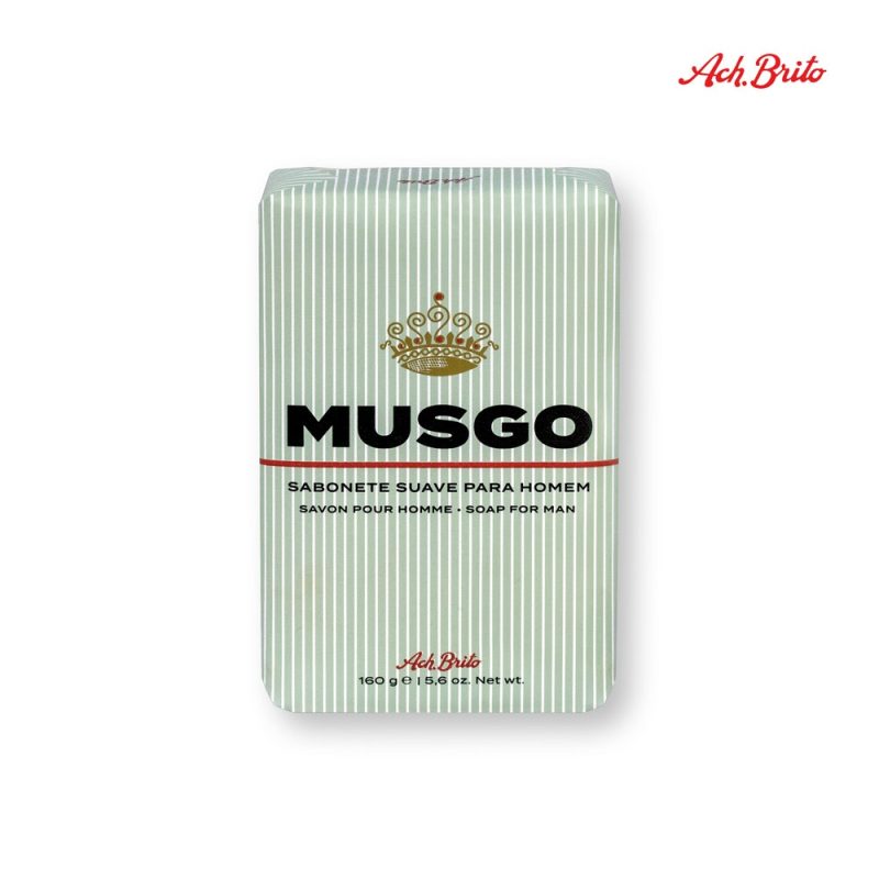 MUSGO soap for men, striped packaging, 160g.