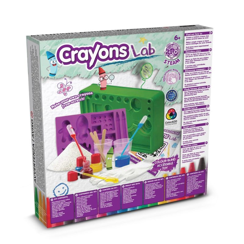 Crayons lab kit for making crayons at home.