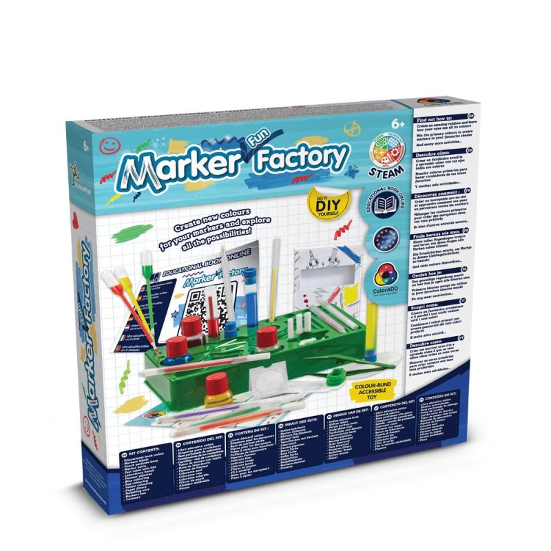 Marker Factory DIY colourful kit for kids.