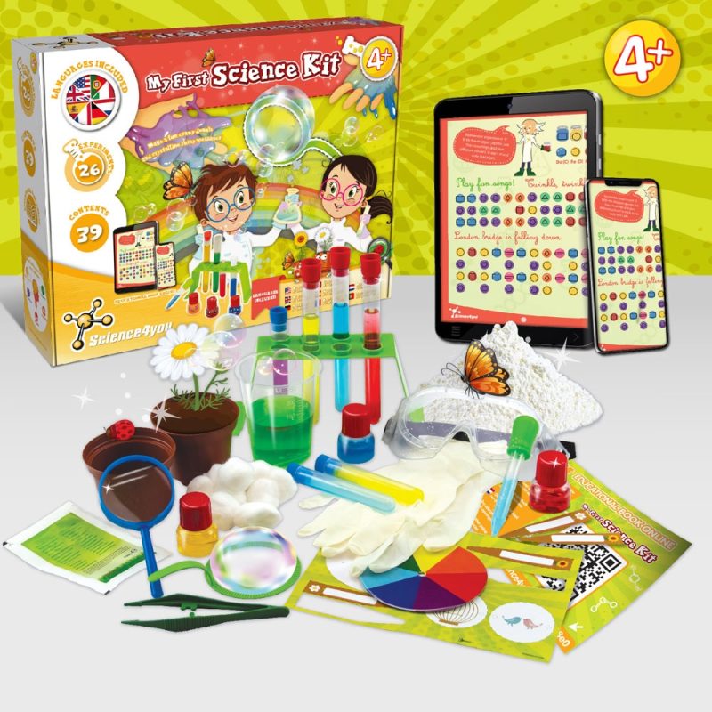Children's science kit for ages 4 and up.