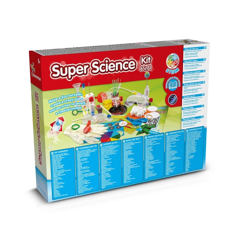 Super Science Kit, educational experiments for kids.