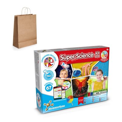 Super Science Kit with bag, educational toy for kids.