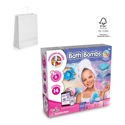 Science4you Bath Bombs kit for kids, 14 contents.