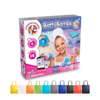 Science kit for making bath bombs, 14 contents included.