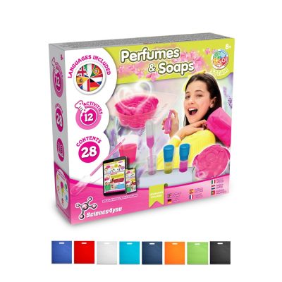 Perfumes and Soaps kit for kids, 28 contents.