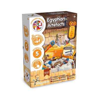 Egyptian artefacts excavation kit for children.