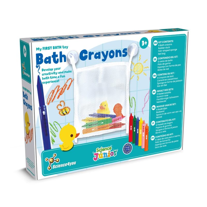 Box of bath crayons for children 3+ years.