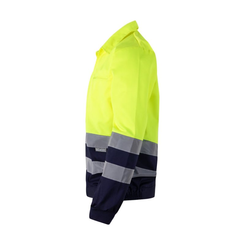 VL NEPTUNE LARGE. Two-tone twill jacket (210g/m²) in polyester (80%) and cotton (20%) - Image 4
