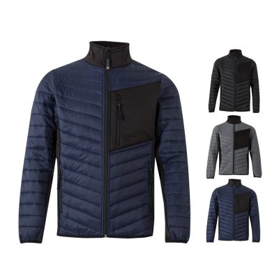 Men's quilted jackets in various colours