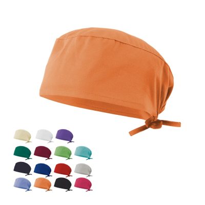 Colourful head caps, various colours displayed
