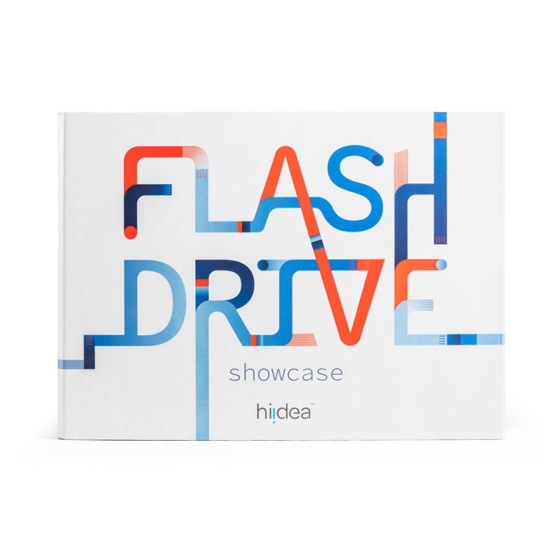 Flash Drive showcase book cover design