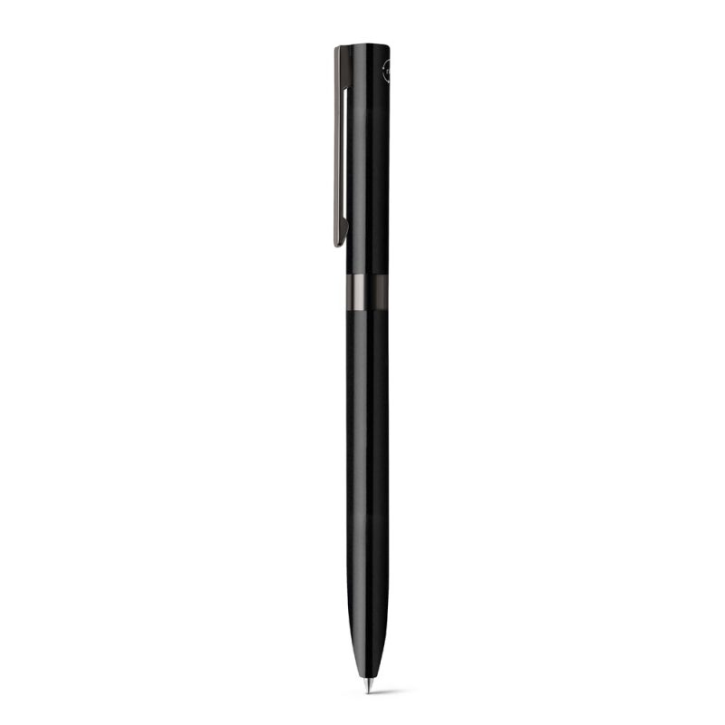 CLARE. Recycled aluminium (100% rAL) twist action ball pen with clip - Image 4