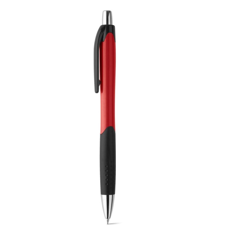 Red and black ballpoint pen