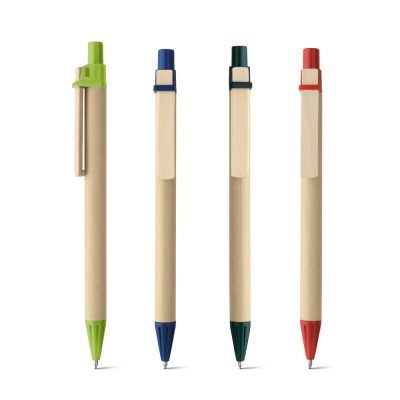 Four recycled pens in various colours
