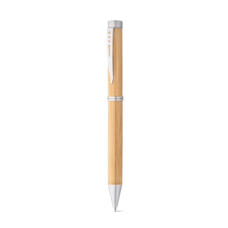 Bamboo pen with silver accents