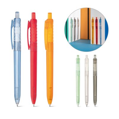 Colourful pens with vibrant caps and barrels