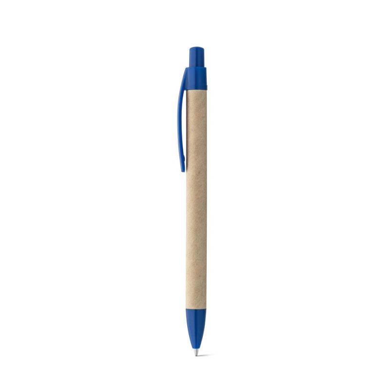 Eco-friendly pen with blue trim