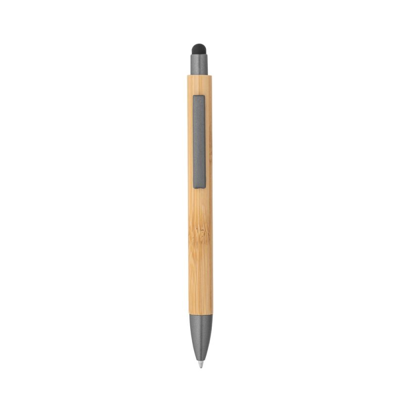 Eco-friendly bamboo pen with stylus tip