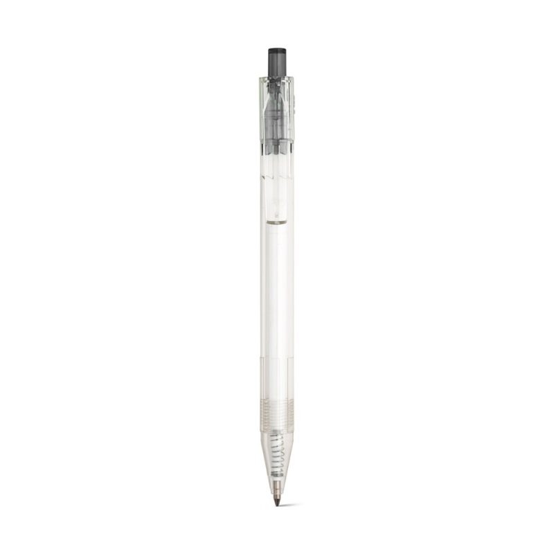 HARLAN. rPET ball pen pen with coloured button - Image 5