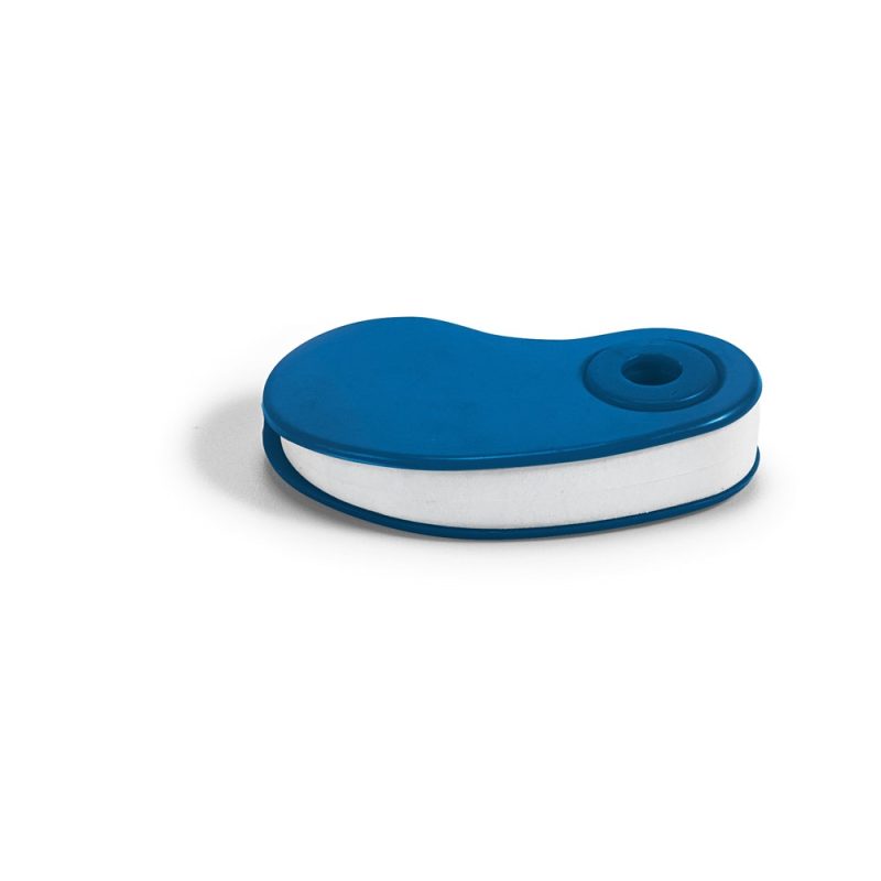 Blue eraser with unique shape