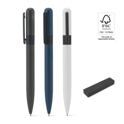 Eco-friendly pens with FSC certification.