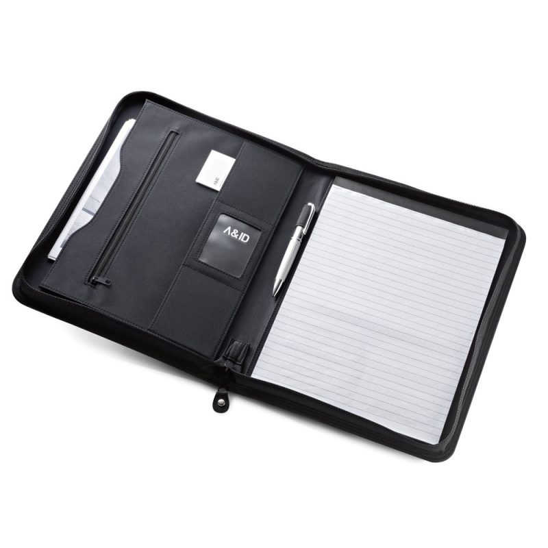 PASZO. PU and microfibre A4 folder with lined pages - Image 2