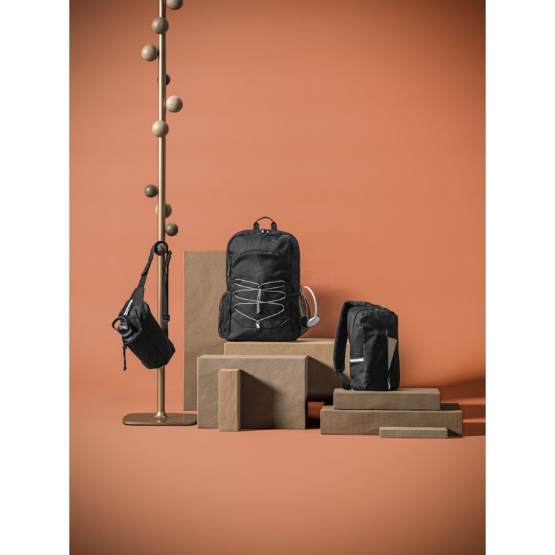 DELFOS BACKPACK. 300D recycled polyester and 600D recycled polyester laptop backpack with reflective elements - Image 3