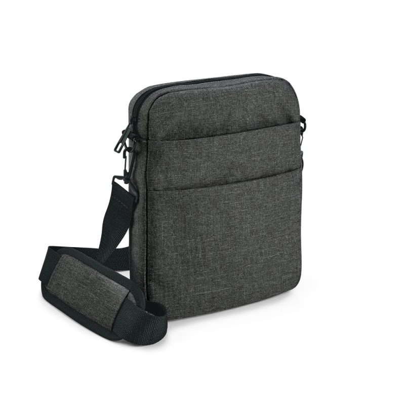 Grey crossbody bag with adjustable strap