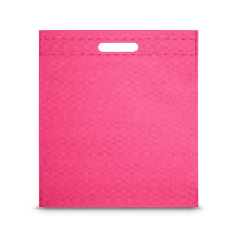 Pink reusable shopping bag with handle