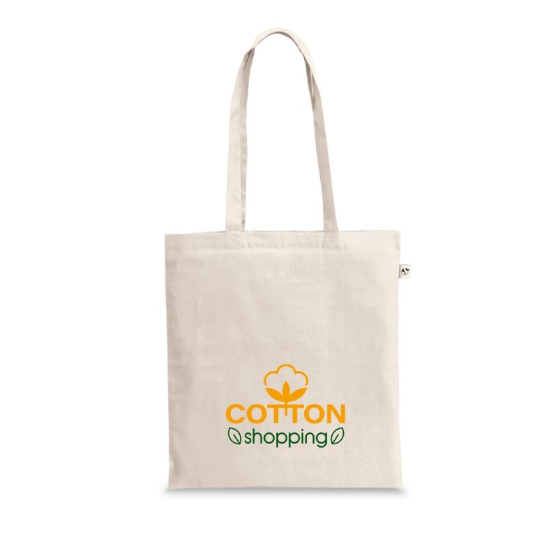 Eco-friendly cotton shopping bag with logo