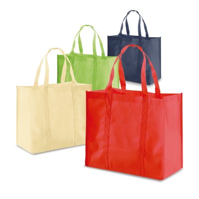 Colourful reusable shopping bags collection