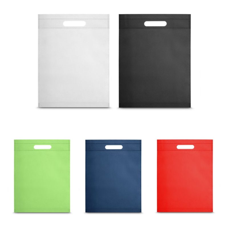 Colourful reusable shopping bags with handles