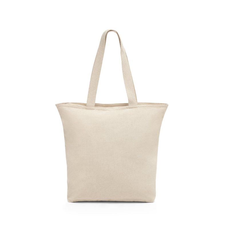 HACKNEY. 100% cotton bag with zipper (280 g/m²) - Image 2