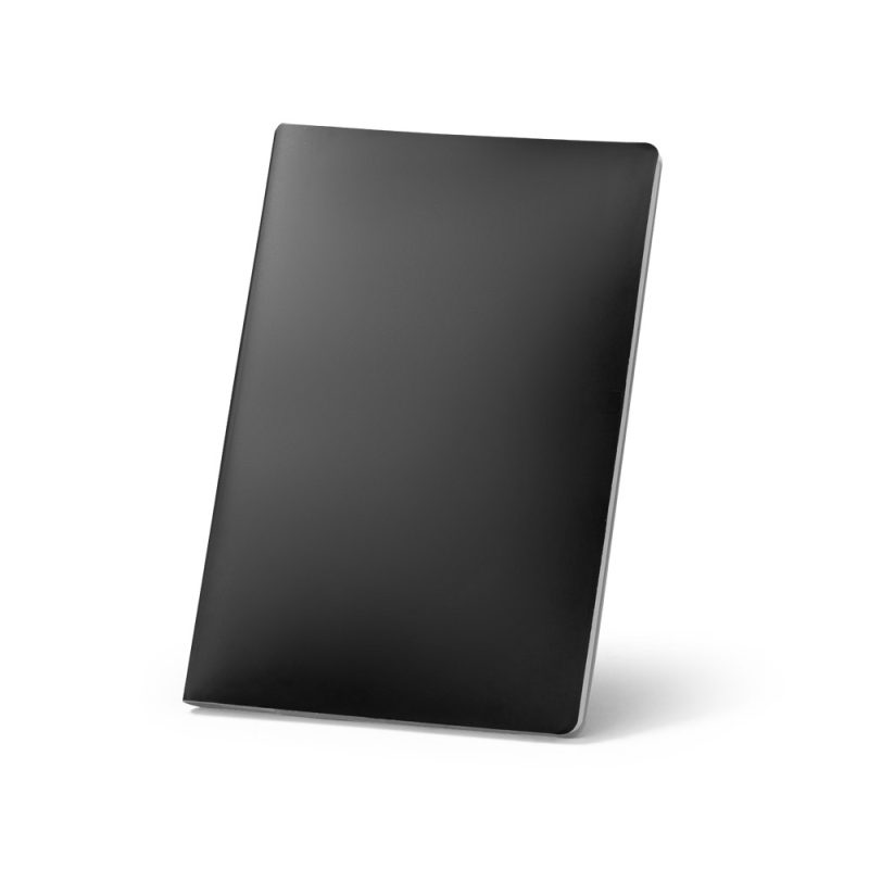 Black vertical folder on white background